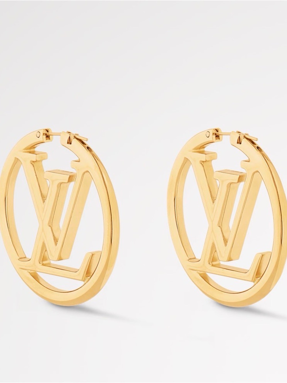 Louis Vuitton Louise Hoop GM Earrings